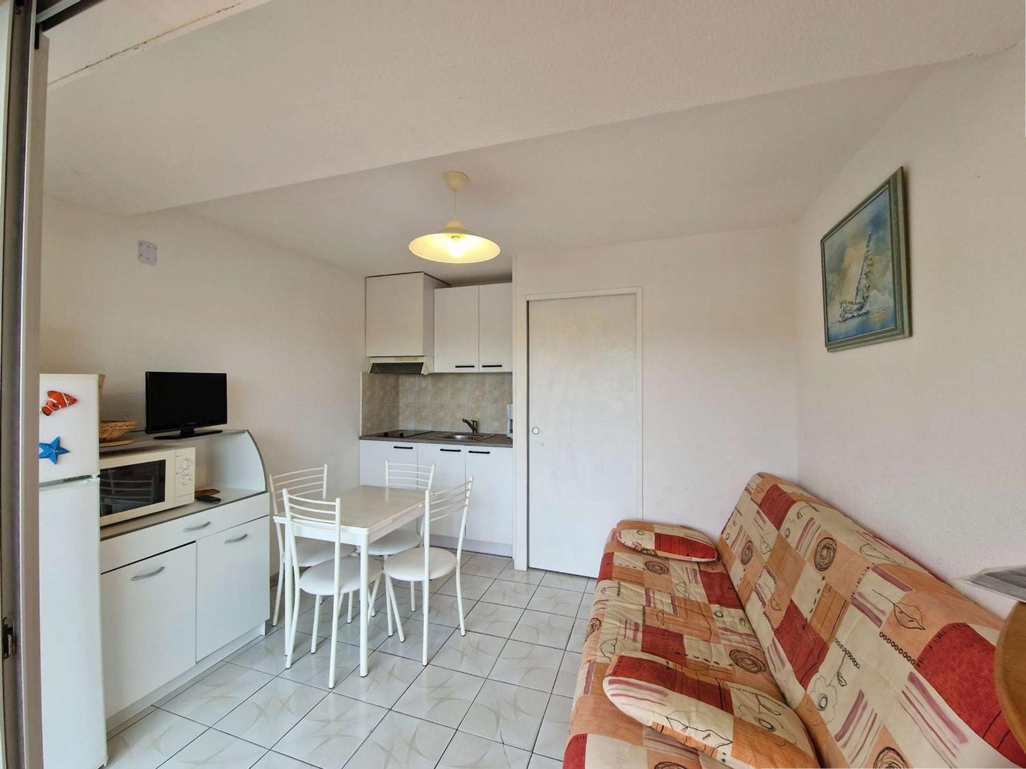 Studio Cabine Cosy Avec Terrasse, Acces Direct Plage Et Parking Prive, 2-4 Pers, Animaux Ok - Fr-1-387-139 Marseillan  Bagian luar foto